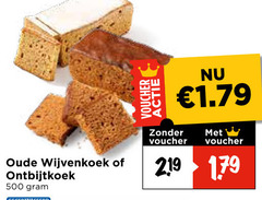  219 500 oude wijvenkoek ontbijtkoek voucher 