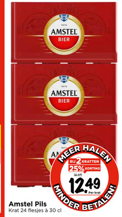  amstel krat bier 2 24 25 30 pils eer hale kratten minder 