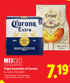  karmeliet corona speciaalbieren 6 12 18 25 160 bier belge tripel since la cerveza licentie cerveceria biere fraiche nix18 jaar alcohol legitimatie 1 33 varieeren 