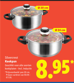  20 24 cm silvercrest kookpan soorten kookplaten inductie pan varieeren 
