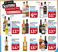  1 slijterij liter schenken voordeel captain old caribbean rum well matured balanced flessen fles smirnoff triple distilled olifant vodka jonge jenever vieux three sixty vie blue pallini limoncello morgan original dark spiced gold baileys b origin jagermeister sierra tequila maria brew villa and arabica johnnie walker red tia famous grouse whisky talloch scotch choice label l agave azul mexico 
