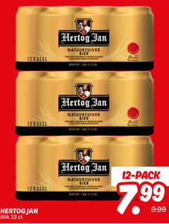  hertog jan blikjes bier 1 9 12 33 blik natuurzuiver l pack 