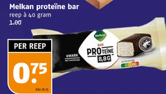  40 melkan bar reep kilo kwark 8 nutri score 