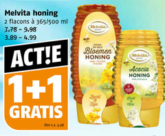  1 2 500 honing ml liter v.a. bloemen fleurella zacht acacia lala 