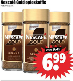  nescafe oploskoffie 200 gold pot nieuwe soepel verfijnd zorgvuldig gebrande arabica koffiebonen 