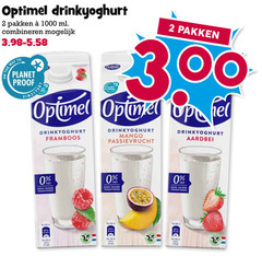  2 300 1000 optimel drinkyoghurt pakken ml combineren to planet proof optimer framboos mango passievrucht vet suiker aardbei 
