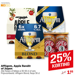  affligem jopen apple bandit speciaalbieren 18 25 30 jaar legitimatie alcohol nix18 fruitig alcoholvrij 6x b 300ml anno 0.0 blond blikjes flesje netherlands sea 6 5 pen open craft beer bee 