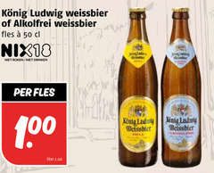  konig ludwig speciaalbieren 50 100 weissbier fles nix18 roken drinken liter asher hell 