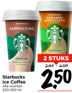  starbucks ijskoffie 2 250 cappuccino caramel macchiato your chilled ice coffee soorten ml stuks 