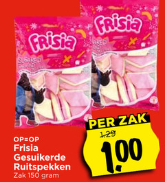  150 frisia gesuikerde ruitspekken zak 1 00 