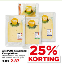  kaasplakken 25 200 klaver land hollandse holland gouda jong belegen klaverland kaas 48 pak 
