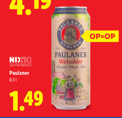 paulaner speciaalbieren 1 18 25 imported from germany nix18 jaar alcohol legitimatie seit munchen weissbier munich wheat beha 5 