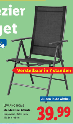  7 55 verstelbaar standen livarno home standenstoel atlanta stalen frame cm 