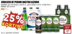  grolsch blikjes bier 6 25 33 50 500 peroni nastro pak 4 30 45 blik soorten nix18 stro generator kanon pilsner premium ml 