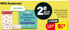  2 40 wild deodorant natural halve deo navul fresh cotton sea 