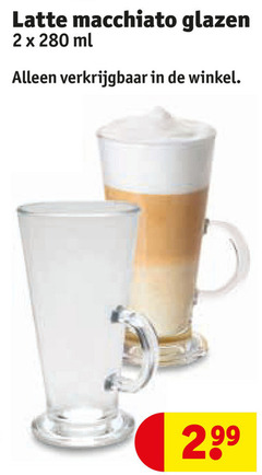  koffieglazen 2 latte macchiato glazen ml 99 