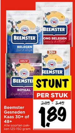  beemster kaasplakken belegen 30 royaal stuk gesneden kaas 48 soorten 1 