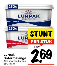  lurpak roomboter 250 smeerbaar gezouten ongezouten stuk botermelange soorten 2 69 