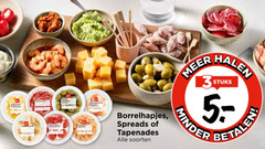  3 fuetplakjes zoete pepers zalmrolletjes garnalen knoflook stuks minder borrelhapjes spreads tapenades soorten 