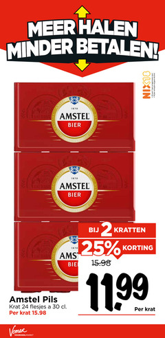  amstel krat bier 2 18 24 25 30 1870 minder pils kratten nix18 jaar legitimatie alcohol 