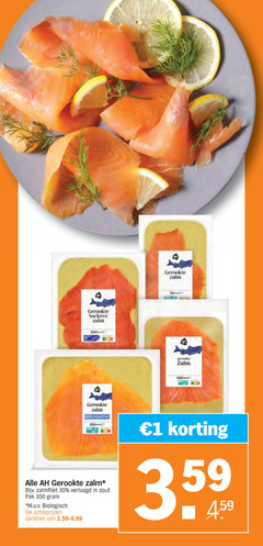  gerookte zalmfilet 1 30 100 zalm verlaagd zout pak m.u.v biologisch varieeren 