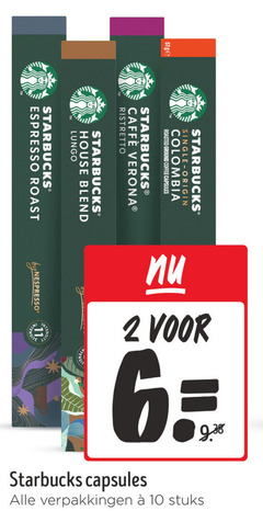  starbucks koffiecups 2 6 10 11 house blend lungo espresso roast by nespresso roasted ground coffee capsules caffee verona ristretto stuks 