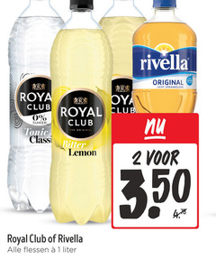  1 2 rivella original licht sprankelend roya club royal suiker tonic classic bitter lemon flessen liter 