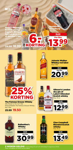  1 2 5 6 18 23 25 jaar legitimatie alcohol premium grants triple sonnema berenburg blended scotch whisky captain morgan spiced gold rum gin flessen liter fles stand fast matte famous johnnie walker red label john 20 99 egrouse smoky black smooth peaty and aromatic scotland grouse classic london dry imported campbell weken woensdag winkels slijterij 