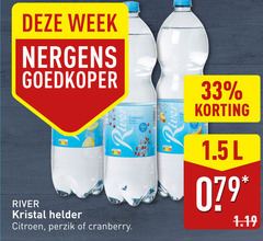  fruitdrank 33 week goedkoper river r kristal helder citroen perzik cranberry kook l 