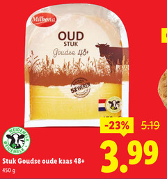  kaas 450 milbona oud stuk goudse 48 weken weide oude 3.99 