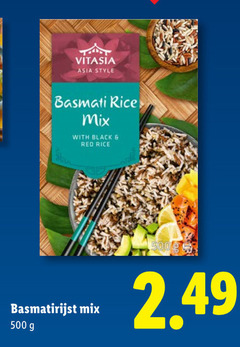  500 vitasia asia style basmati rice mix with black red basmatirijst 