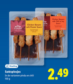  150 vitasia asia style chicken skewers with peanut sauce from breast ge chili soy home koeling pinda 