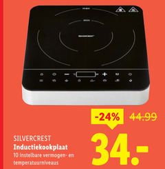  inductiekookplaat 10 min silvercrest instelbare vermogen 