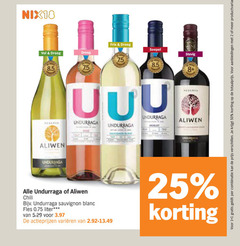  rose witte wijn rode 1 2 25 50 nix18 droog fris soepel stevig aliwen undurraga 8 chili sauvignon blanc fles liter varieeren combinatie productvarianten 