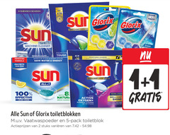  1 2 5 8 100 hygienisch schoon new sun optimum machine cleaner brilliant shine clean fresh improved formula protects your effective 99 stains eco short save water energy cleaning remove tough with natura active oxygen 72h technology anti calc action glass protection ocean all glorix toiletblokken vaatwaspoeder pack toiletblok stuks varieeren 