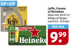  leffe corona heineken speciaalbieren blikjes bier 10 12 nel pack doos liter pak 