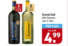  rode wijn witte 1 2 5 soepel rond chardonnay grand merlot flessen liter fles 5.99 
