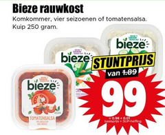  rauwkost 99 250 bieze komkommer vier seizoenen tomatensalsa kuip basisprijs heffing 