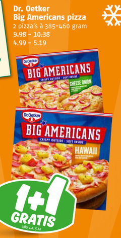  dr oetker diepvriespizza 1 2 dr. big americans pizza dr.oetker crispy outside soft inside cheese onion hawaii kilo v.a. 