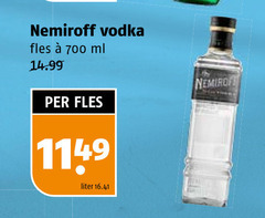  wodka 700 vodka fles ml liter 