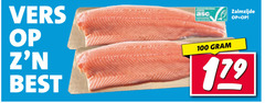  zalmfilet 100 vers best zalmzijde 