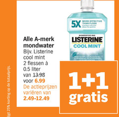  1 2 25 merk mondwater listerine cool mint flessen liter varieeren 5x effective floss at reduction above mondspoeling bacterien verwijderen achterblijven tanden 