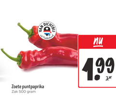  puntpaprika 500 nederland zoete zak 