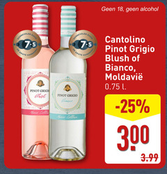  witte wijn rose 18 300 alcohol hamersma collin pinot grigio blush mario colline bianco l 3.99 