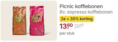  picnic koffiebonen 30 1360 espresso 2e stuk 