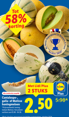  2 supermarkt groente sugar baby matisse sweet fruit combinaties cantaloupe galia honingmeloen honing meloen varieeren stuks versrapport landelijke supermarkten oktober 