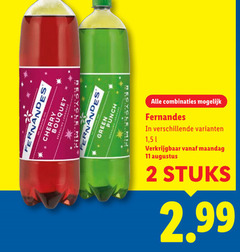  2 11 combinaties fernandes 1 5 maandag stuks cherry bouquet punch green 