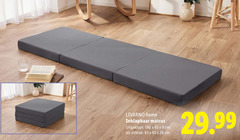  9 26 65 livarno home inklapbaar matras cm zitblok 