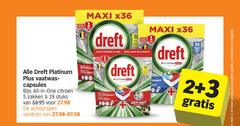  1 2 3 5 19 36 dreft platinum vaatwas capsules all one citroen zakken stuks varieeren korte courts anti matt technology maxi lay citron brillance lange productvarianten combineren 
