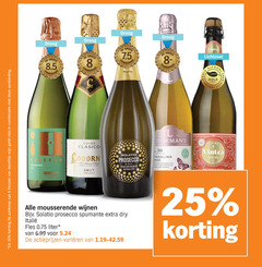  prosecco 6 8 10 25 flessen dezelfde wijn combinatie aanbieding droog organic brut hola clasico printed vino spumante dry l and refreshing with floral notes berry aromas lichtzoet alcohol gold award free 0.0 infused mousserende wijnen fles liter varieeren 